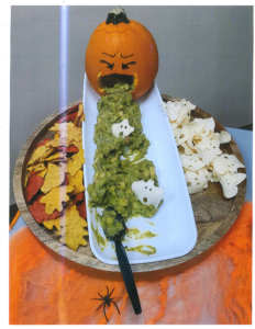 October Wellness Safety Challenge 2021 Pumpkin and Guacamole recipes